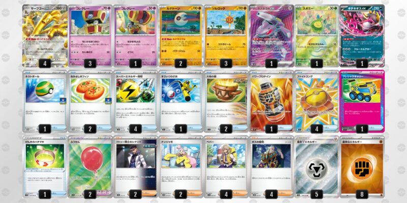 【サーフゴーex】ジムバトル優勝デッキレシピ