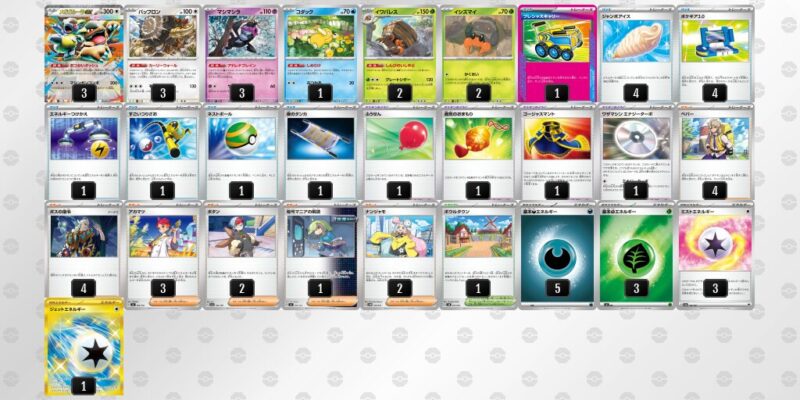 【メガガルーラex】ジムバトル優勝デッキレシピ