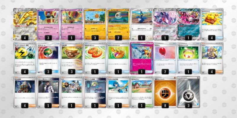 【サーフゴーex】ジムバトル優勝デッキレシピ