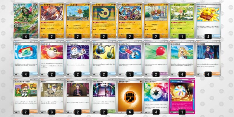 【イイネイヌ】ジムバトル優勝デッキレシピ