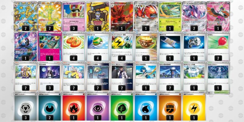 【サーフゴーex】ジムバトル優勝デッキレシピ