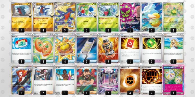 【シロナのガブリアスex】ジムバトル優勝デッキレシピ