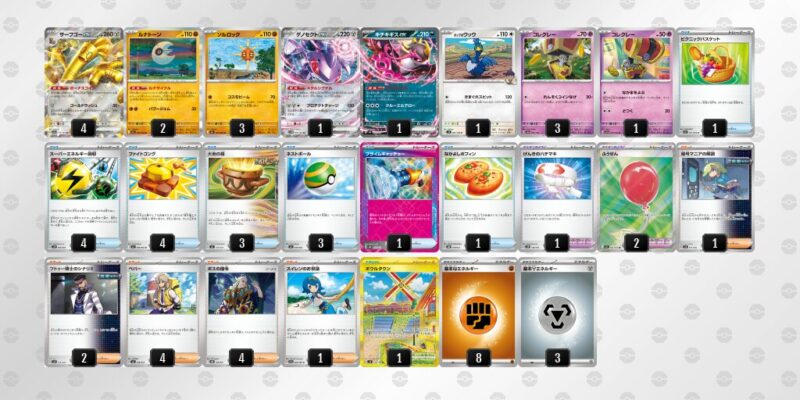 【サーフゴーex】ジムバトル優勝デッキレシピ