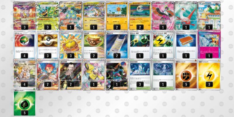 【タケルライコex】ジムバトル優勝デッキレシピ