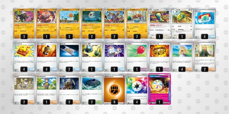 【イイネイヌ】ジムバトル優勝デッキレシピ