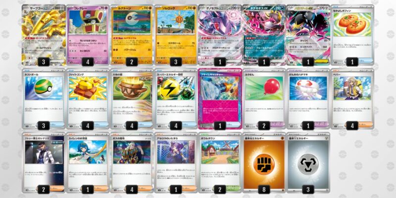 【サーフゴーex】ジムバトル優勝デッキレシピ