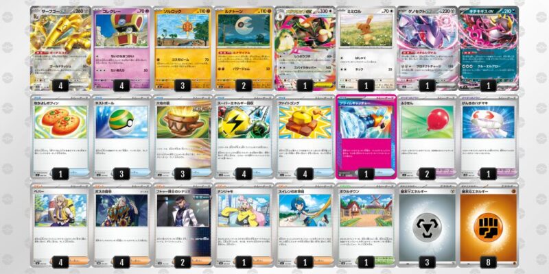 【サーフゴーex】ジムバトル優勝デッキレシピ