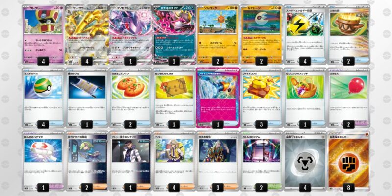 【サーフゴーex】ジムバトル優勝デッキレシピ