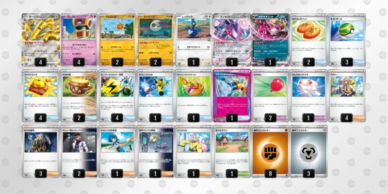 【サーフゴーex】ジムバトル優勝デッキレシピ