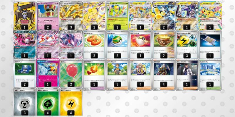 【サーフゴーex】ジムバトル優勝デッキレシピ