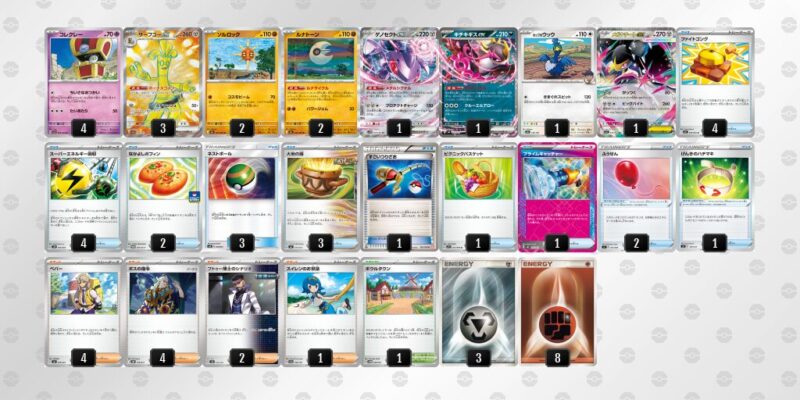 【サーフゴーex】ジムバトル優勝デッキレシピ