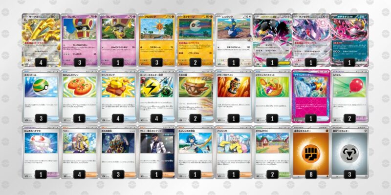 【サーフゴーex】ジムバトル優勝デッキレシピ