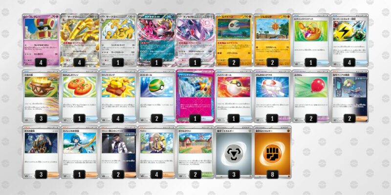 【サーフゴーex】ジムバトル優勝デッキレシピ