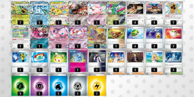 【テラスタルバレット】ジムバトル優勝デッキレシピ