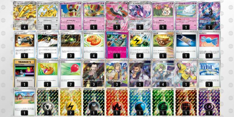 【サーフゴーex】ジムバトル優勝デッキレシピ