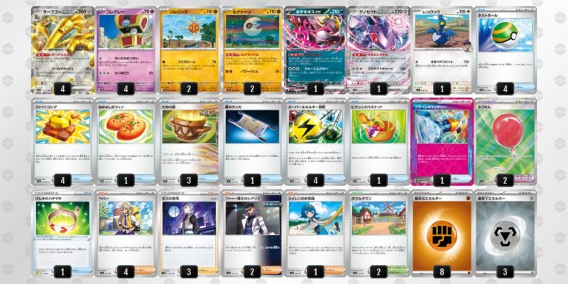 【サーフゴーex】ジムバトル優勝デッキレシピ