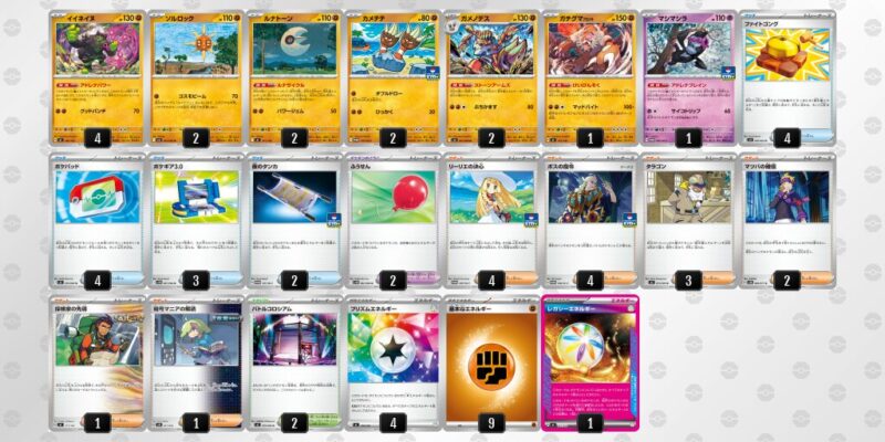 【イイネイヌ】ジムバトル優勝デッキレシピ