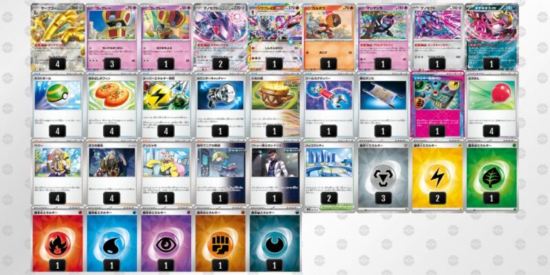 【サーフゴーex】ジムバトル優勝デッキレシピ