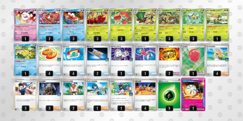 【おまつりおんど】ジムバトル優勝デッキレシピ