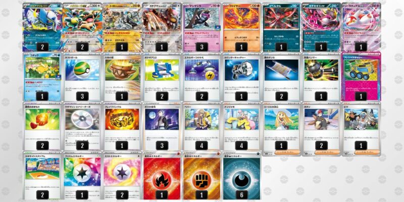 【メガアブソルex】ジムバトル優勝デッキレシピ