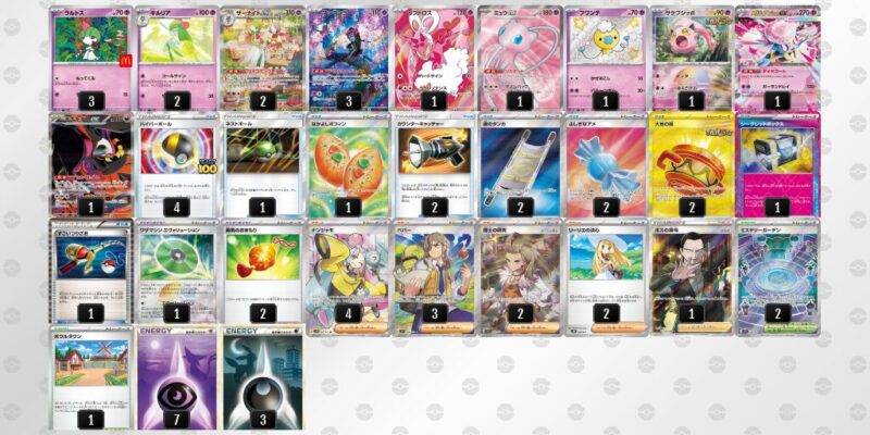 【メガサーナイトex】ジムバトル優勝デッキレシピ