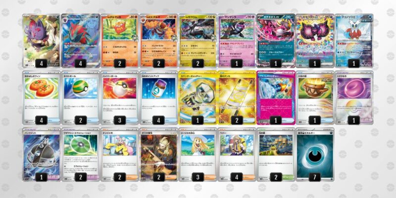 【Nのゾロアークex】ジムバトル優勝デッキレシピ