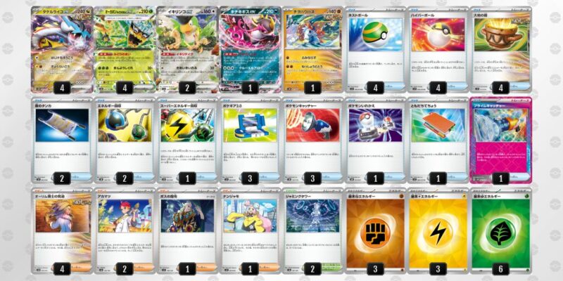 【タケルライコex】ジムバトル優勝デッキレシピ