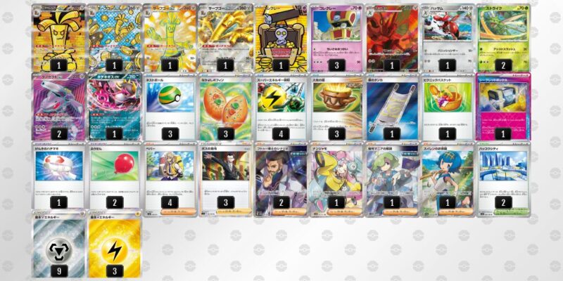 【サーフゴーex】ジムバトル優勝デッキレシピ