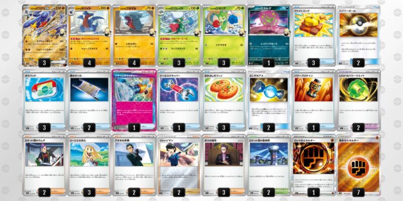 【シロナのガブリアスex】ジムバトル優勝デッキレシピ