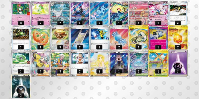 【メガサーナイトex】ジムバトル優勝デッキレシピ