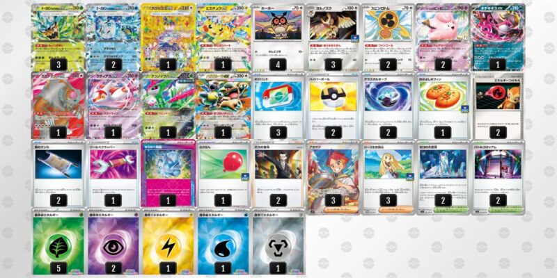 【テラスタルバレット】ジムバトル優勝デッキレシピ