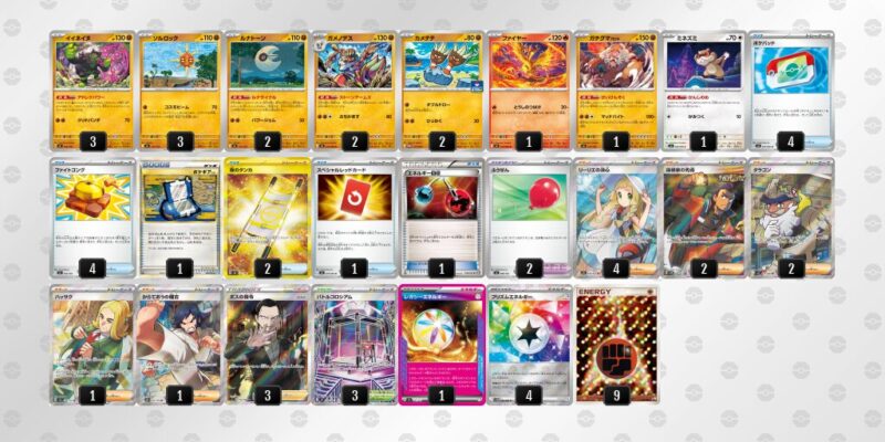 【イイネイヌ】ジムバトル優勝デッキレシピ