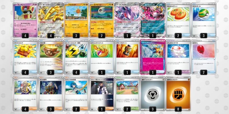 【サーフゴーex】ジムバトル優勝デッキレシピ