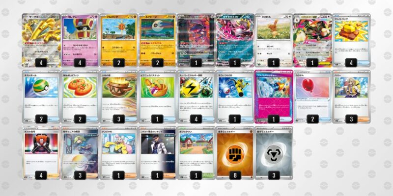 【サーフゴーex】ジムバトル優勝デッキレシピ