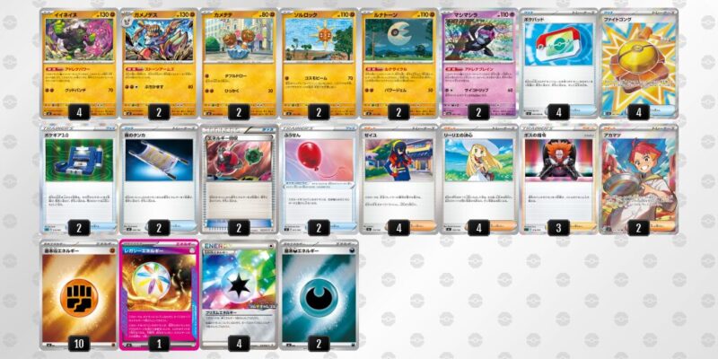 【イイネイヌ】ジムバトル優勝デッキレシピ