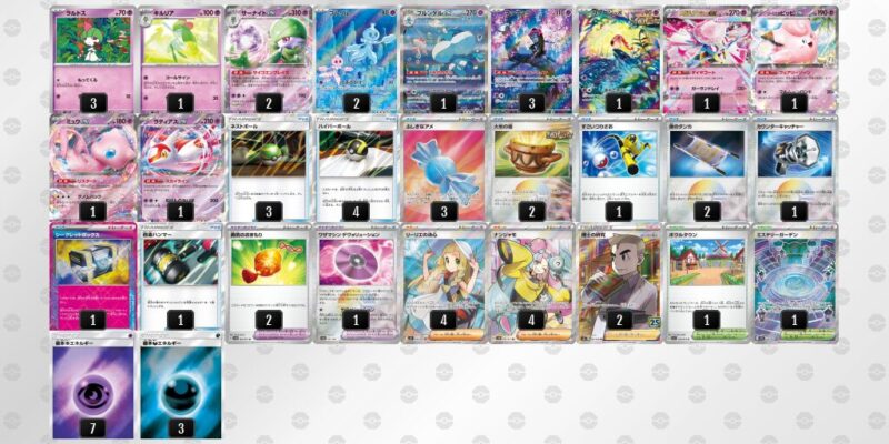 【メガサーナイトex】ジムバトル優勝デッキレシピ