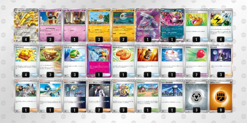 【サーフゴーex】ジムバトル優勝デッキレシピ