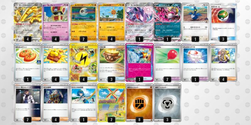 【サーフゴーex】ジムバトル優勝デッキレシピ