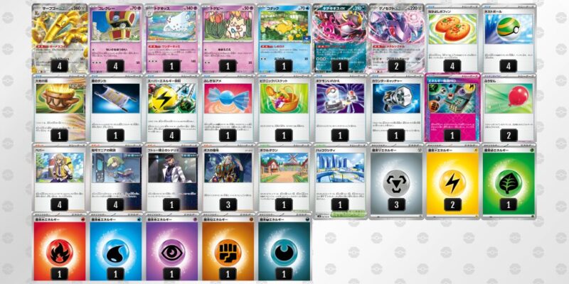 【サーフゴーex】ジムバトル優勝デッキレシピ