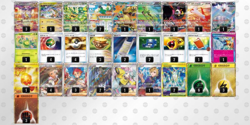 【タケルライコex】ジムバトル優勝デッキレシピ