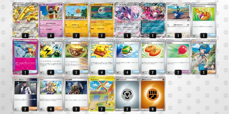 【サーフゴーex】ジムバトル優勝デッキレシピ