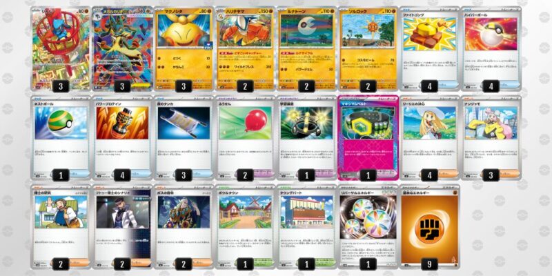 【メガルカリオex】ジムバトル優勝デッキレシピ