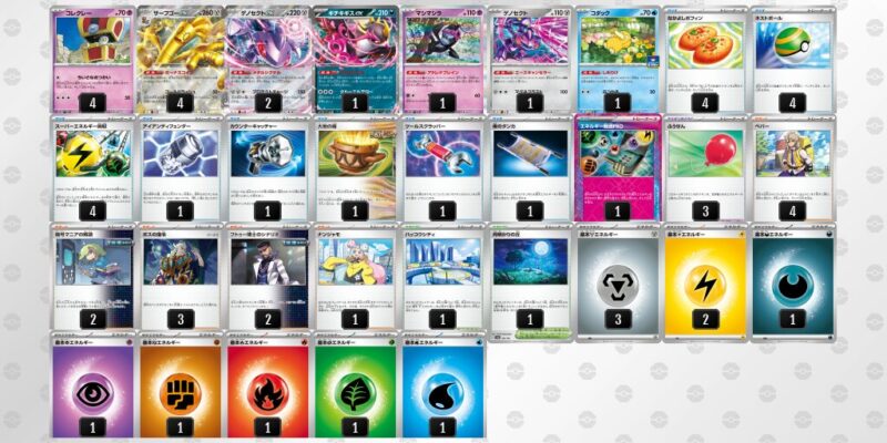 【サーフゴーex】ジムバトル優勝デッキレシピ