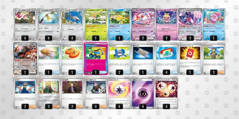 【ニダンギル】ジムバトル優勝デッキレシピ