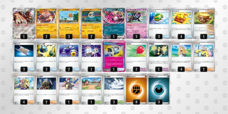 【ガチグマアカツキ】ジムバトル優勝デッキレシピ