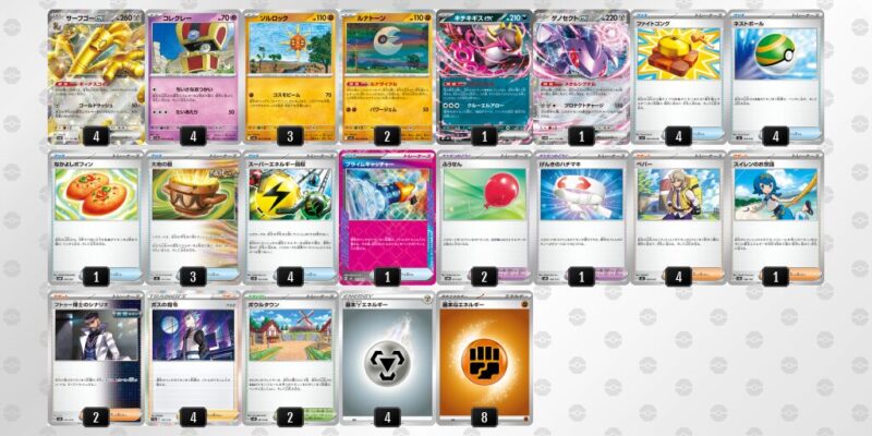 【サーフゴーex】ジムバトル優勝デッキレシピ