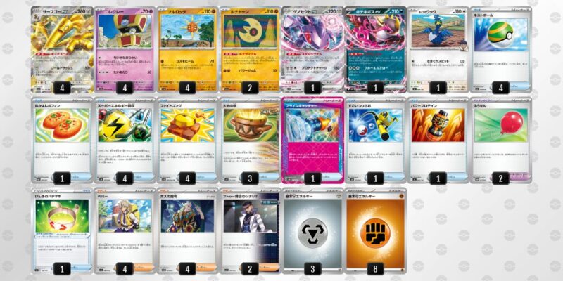 【サーフゴーex】ジムバトル優勝デッキレシピ