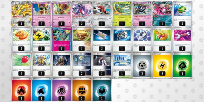 【サーフゴーex】ジムバトル優勝デッキレシピ