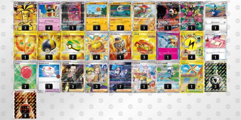 【サーフゴーex】ジムバトル優勝デッキレシピ