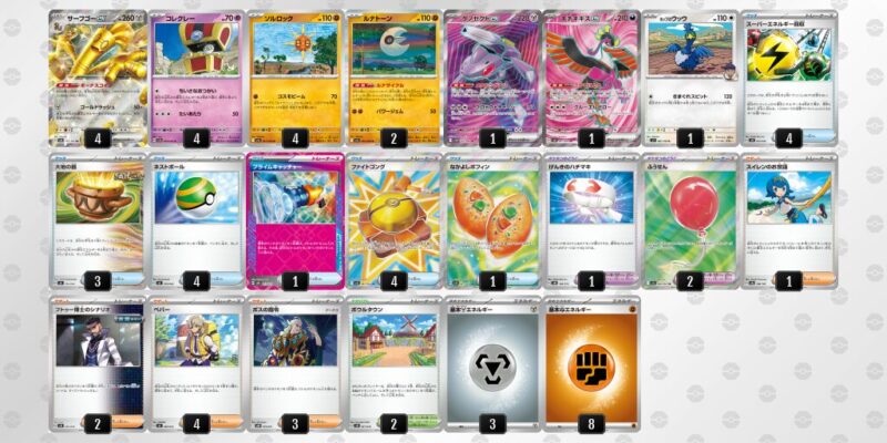 【サーフゴーex】ジムバトル優勝デッキレシピ